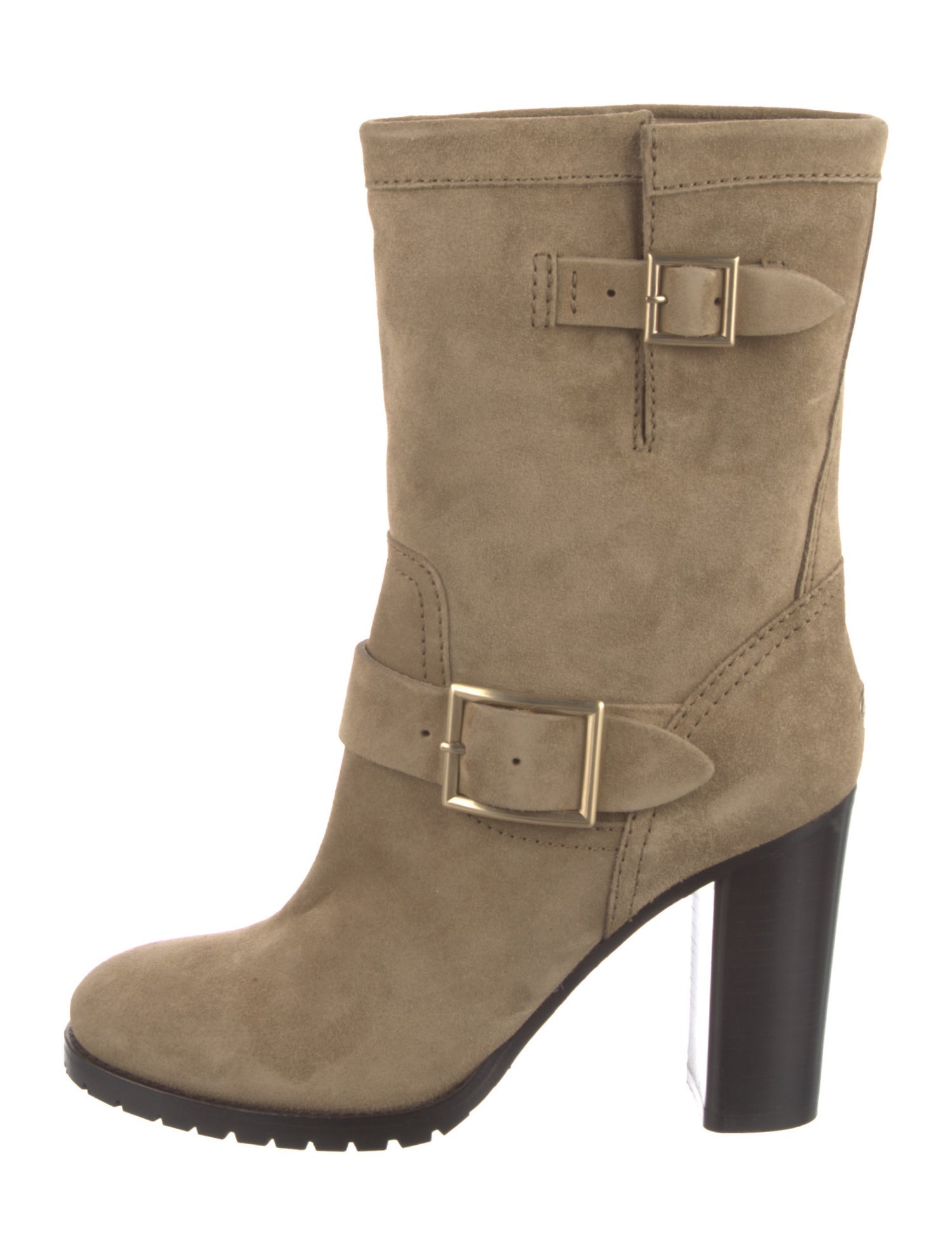Jimmy Choo Suede Moto Boots