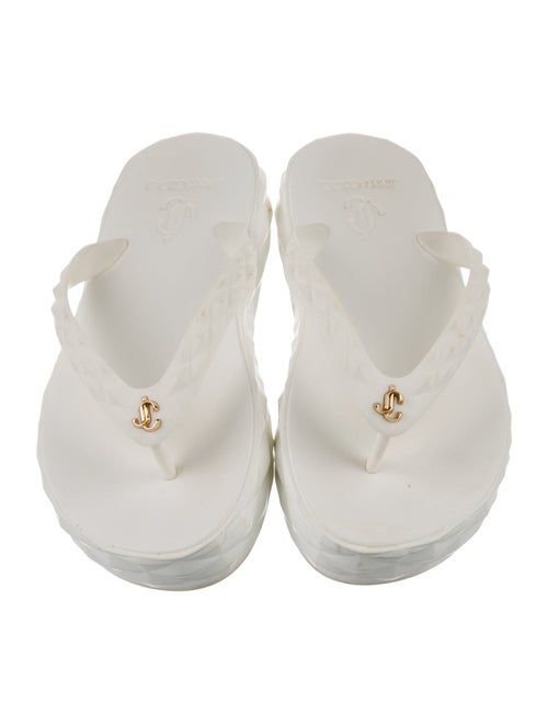 Jimmy Choo Rubber Flip Flops