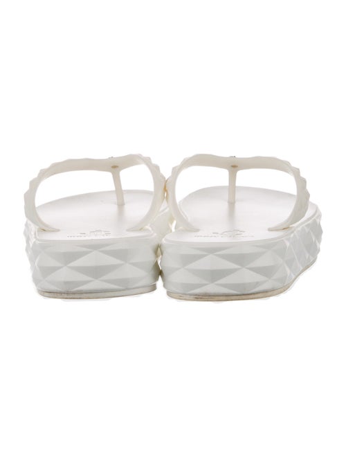 Jimmy Choo Rubber Flip Flops