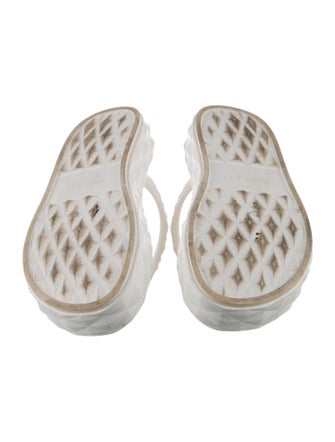 Jimmy Choo Rubber Flip Flops