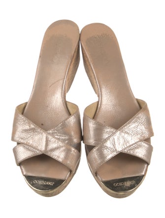 Jimmy Choo Patent Leather Slides