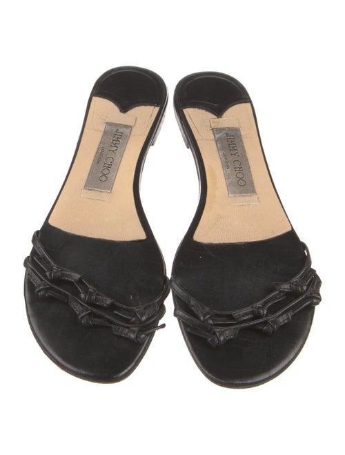 Jimmy Choo Leather Slides