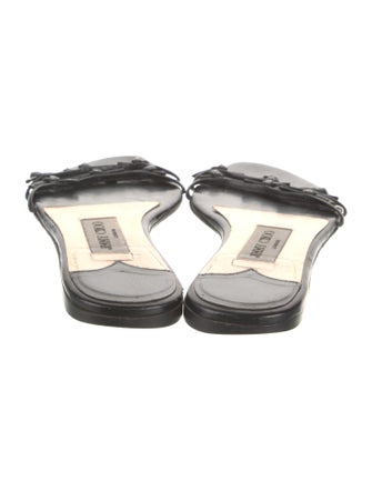 Jimmy Choo Leather Slides
