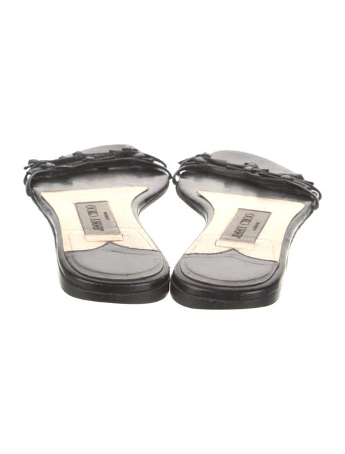 Jimmy Choo Leather Slides