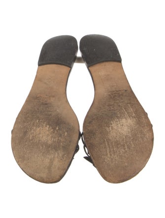 Jimmy Choo Leather Slides