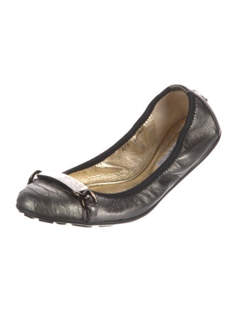 Jimmy Choo Leather Ballet Flats