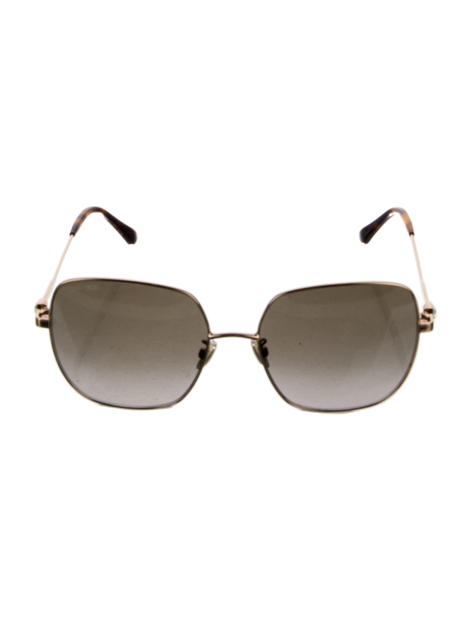 Jimmy Choo Oversize Gradient Sunglasses