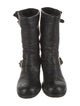 Jimmy Choo Leather Moto Boots