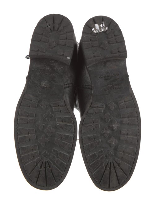 Jimmy Choo Leather Moto Boots