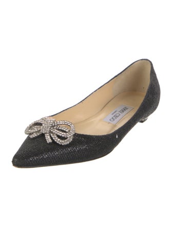 Jimmy Choo Glitter Ballet Flats
