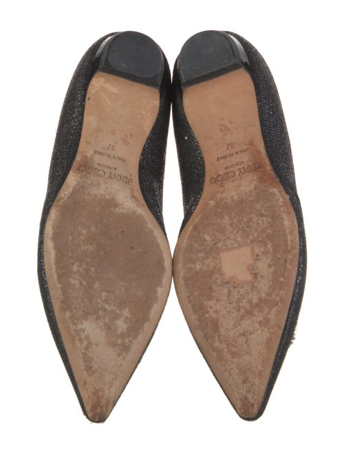 Jimmy Choo Glitter Ballet Flats