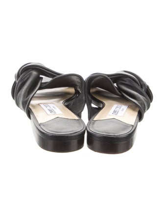 Jimmy Choo Narisa Avenue Leather Slides