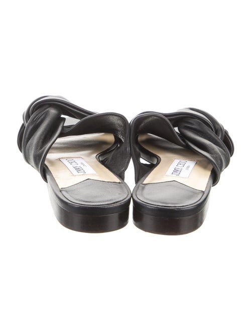 Jimmy Choo Narisa Avenue Leather Slides