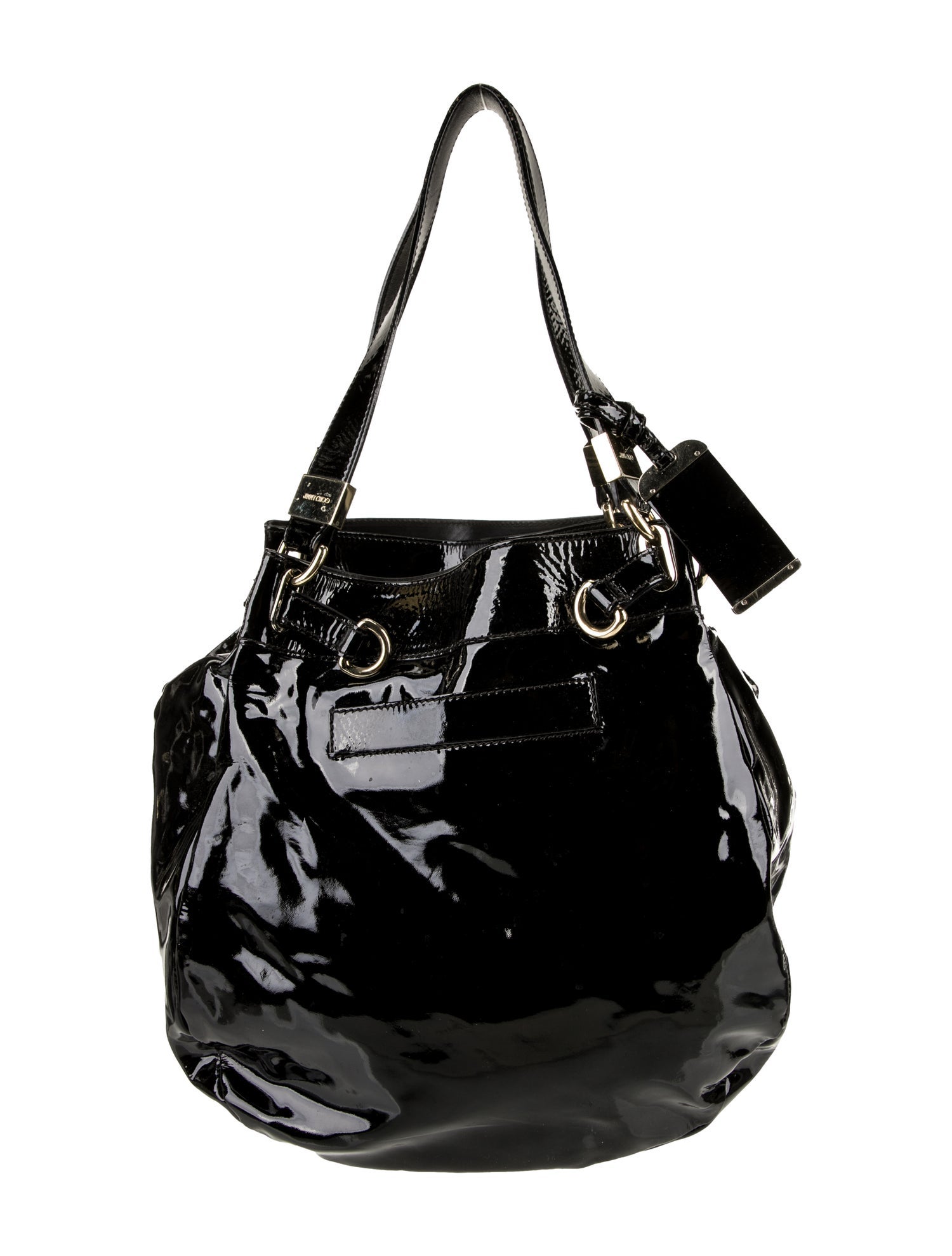 Jimmy Choo Patent Leather Top Handle Bag Vintage