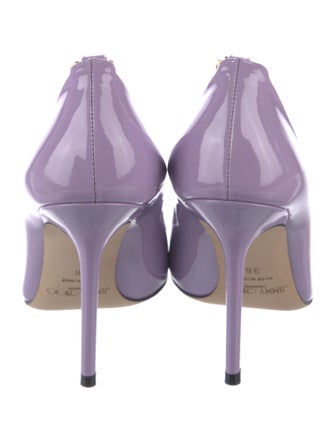 Jimmy Choo Leather Chain-Link Accents Pumps