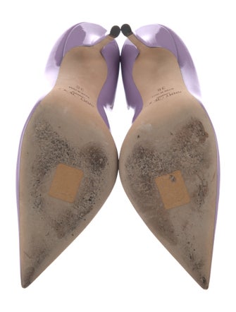 Jimmy Choo Leather Chain-Link Accents Pumps