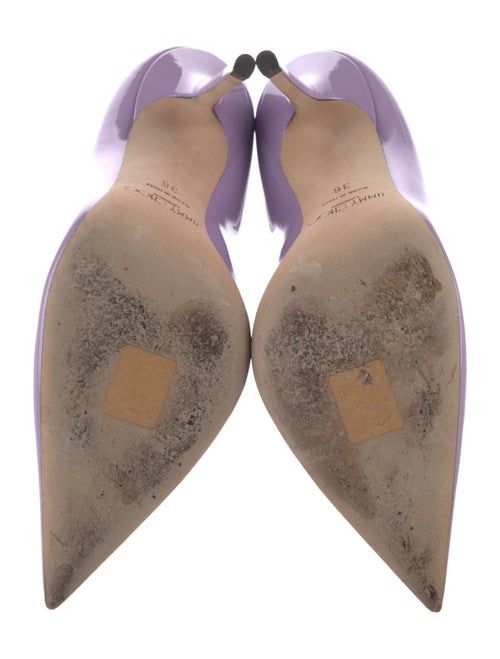 Jimmy Choo Leather Chain-Link Accents Pumps