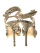 Jimmy Choo Leather Animal Print Sandals