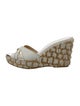 Jimmy Choo Straw Printed Espadrilles