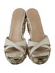 Jimmy Choo Straw Printed Espadrilles