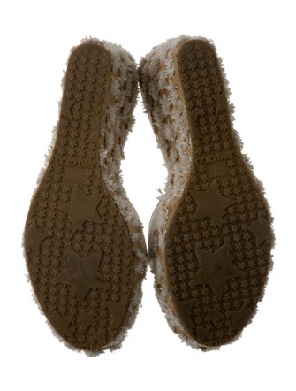 Jimmy Choo Straw Printed Espadrilles