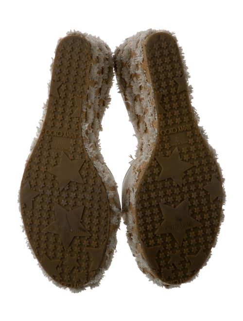 Jimmy Choo Straw Printed Espadrilles