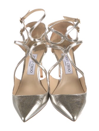 Jimmy Choo Lancer Leather Pumps