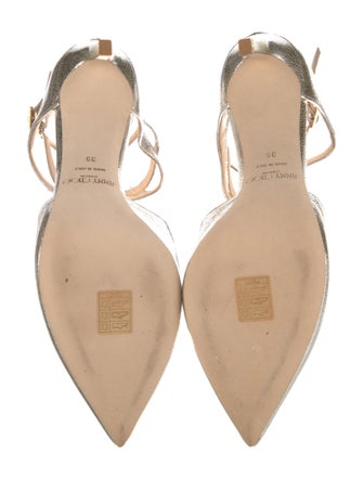 Jimmy Choo Lancer Leather Pumps