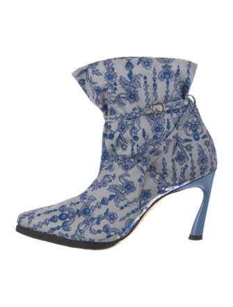 Jimmy Choo Floral Print Boots