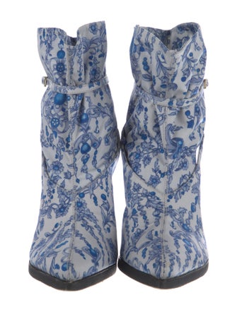 Jimmy Choo Floral Print Boots