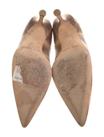 Jimmy Choo Romy Snakeskin Pumps