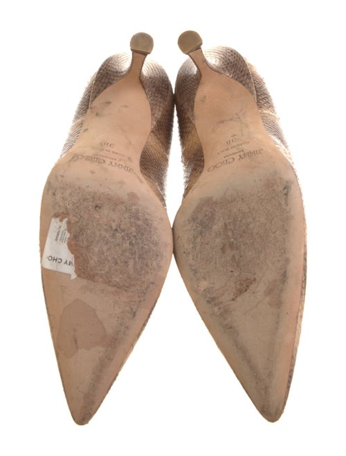 Jimmy Choo Romy Snakeskin Pumps
