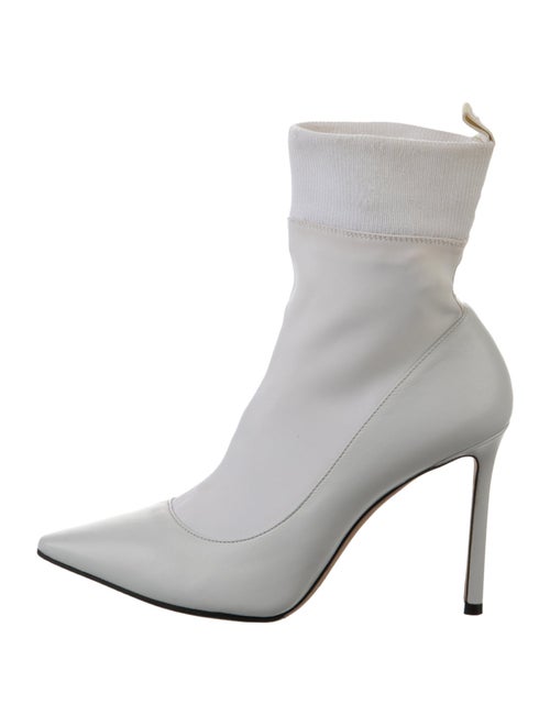 Jimmy Choo Leather Sock Boots