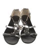 Jimmy Choo Leather T-Strap Sandals