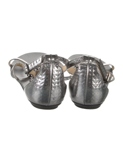 Jimmy Choo Leather T-Strap Sandals