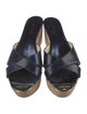 Jimmy Choo Leather Printed Slides