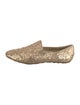 Jimmy Choo Glitter Animal Print Ballet Flats