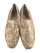 Jimmy Choo Glitter Animal Print Ballet Flats