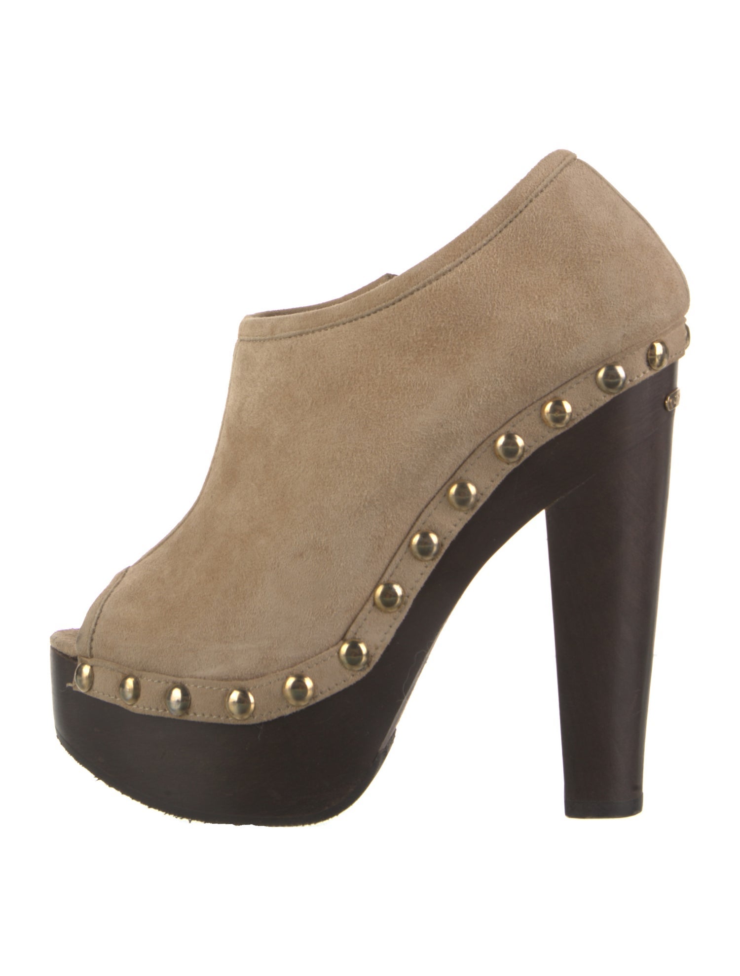 Jimmy Choo Suede Studded Accents Pumps