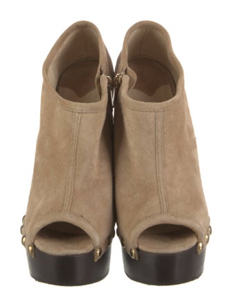 Jimmy Choo Suede Studded Accents Pumps