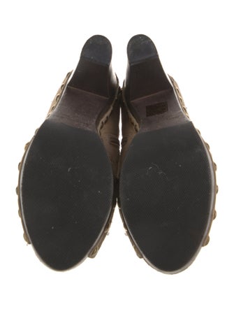 Jimmy Choo Suede Studded Accents Pumps