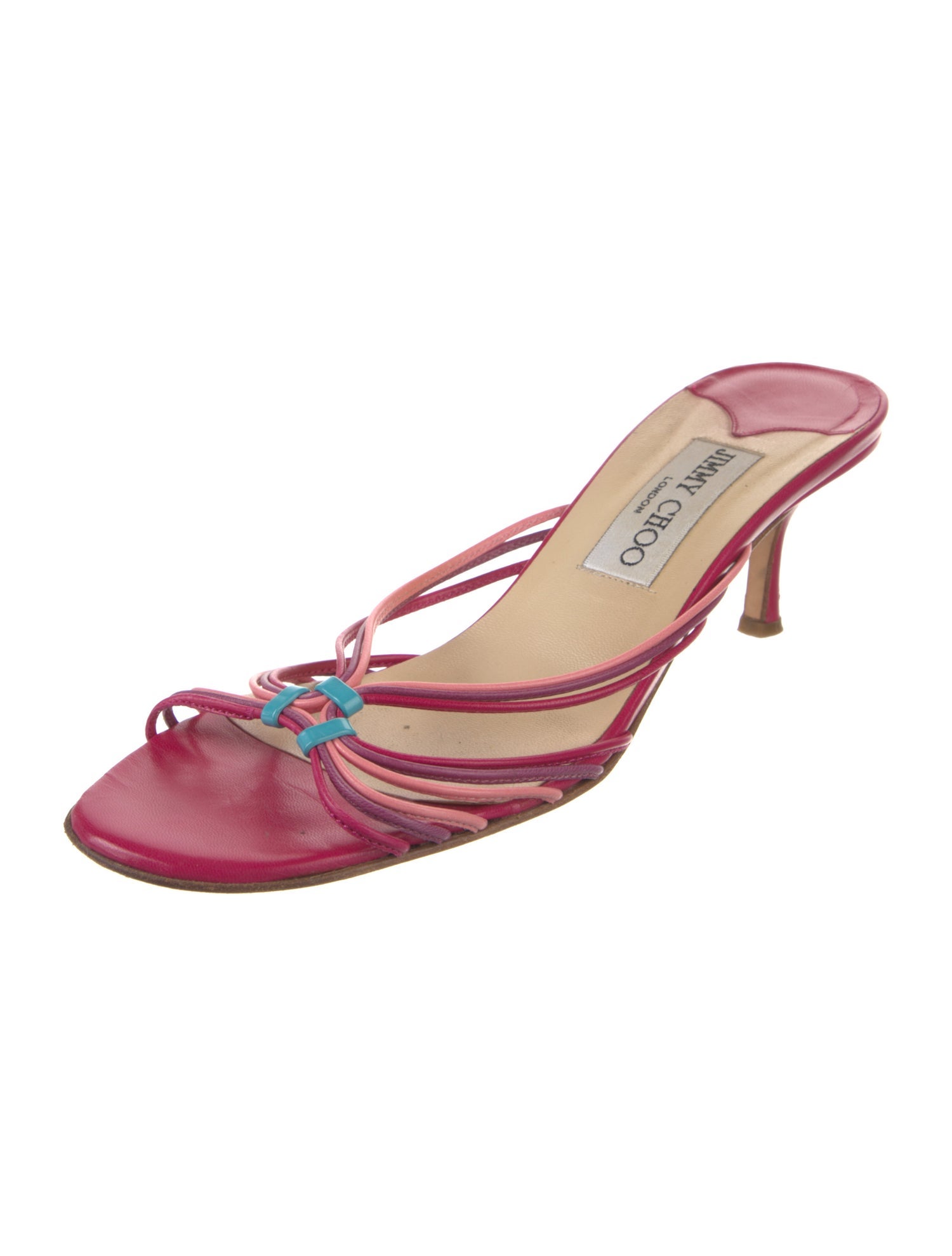 Jimmy Choo Leather Slides