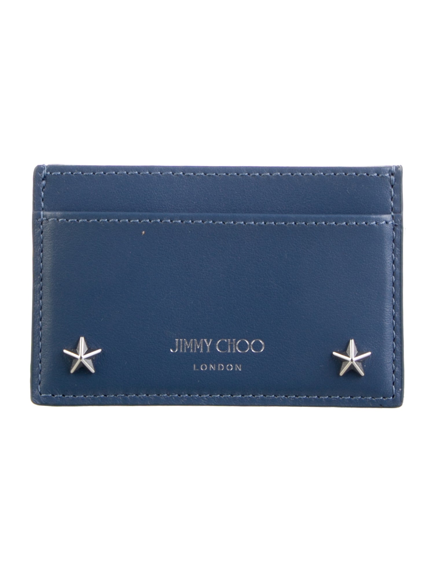 Jimmy Choo Leather Graphic Print Card Holder