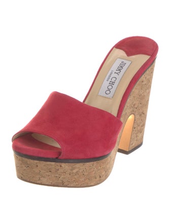 Jimmy Choo DeeDee Suede Slides