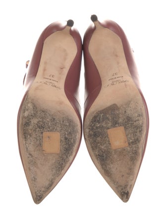 Jimmy Choo Leather T-Strap Pumps