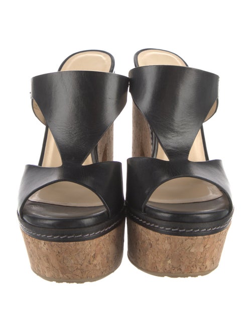 Jimmy Choo Leather Slides