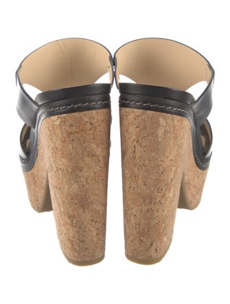 Jimmy Choo Leather Slides