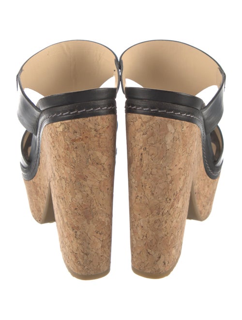 Jimmy Choo Leather Slides