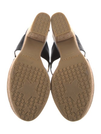 Jimmy Choo Leather Slides