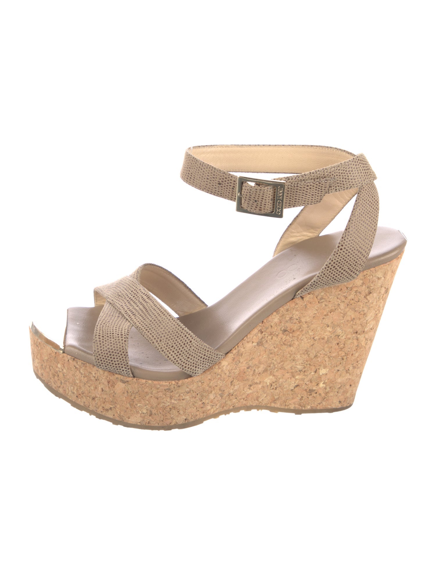 Jimmy Choo Leather Espadrilles